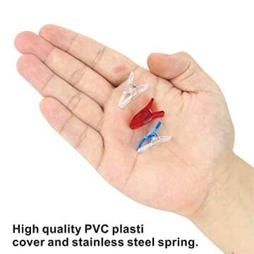 200PCS Sewing Clips for Fabric Multipurpose Sewing Clips with Plastic Box Package, Quilting Clips Supplies, Fabric Clips, Sewing Accessories and Supplies, Plastic Clips
