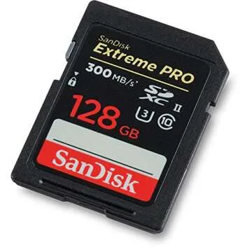 SanDisk 128GB SDXC Extreme Pro Bundle with Card Reader