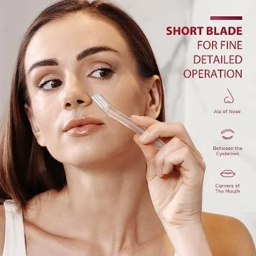 SINAHET Dermaplane Razor: 6 Count Facial Hair Removal