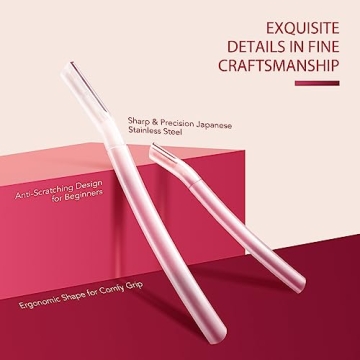 SINAHET Dermaplane Razor: 6 Count Facial Hair Removal