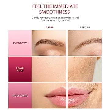 SINAHET Dermaplane Razor: 6 Count Facial Hair Removal