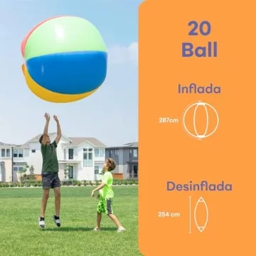 Top Race Giant Inflatable Beach Ball - Fun for All Ages