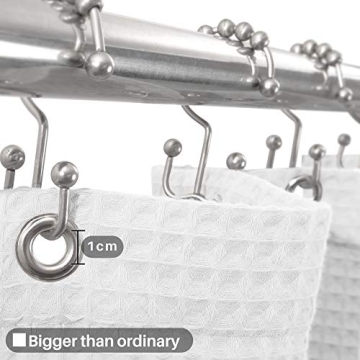 Luxury Waffle Weave Shower Curtain for Elegant Bathrooms
