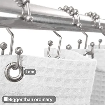 Luxury Waffle Weave Shower Curtain for Elegant Bathrooms