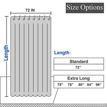 Luxury Waffle Weave Shower Curtain for Elegant Bathrooms