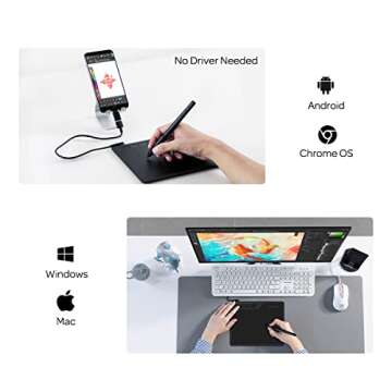 GAOMON S620 Drawing Tablet for Digital Art & Gaming