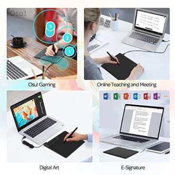GAOMON S620 Drawing Tablet for Digital Art & Gaming