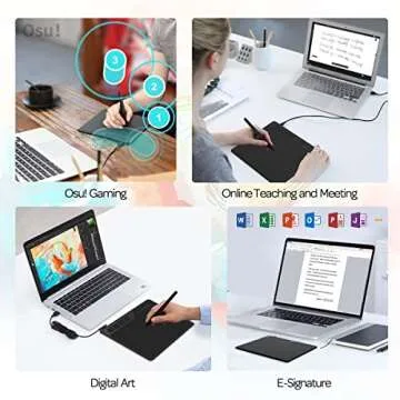GAOMON S620 Drawing Tablet for Digital Art & Gaming