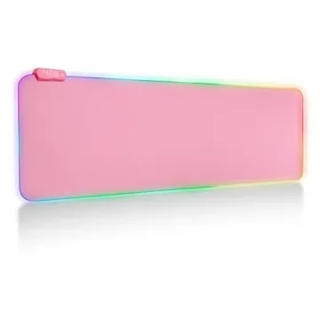 Tilted Nation Pink RGB XL Gaming Mouse Pad for Setups