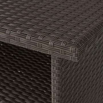 Stylish and Durable Christopher Knight Trinidad Outdoor Bar Table