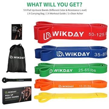 WIKDAY Resistance Bands for Home Gym and Therapy