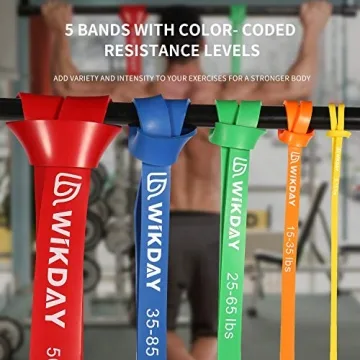 WIKDAY Resistance Bands for Home Gym and Therapy