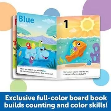 Spike and Friends Counting & Colors Educational Book Set