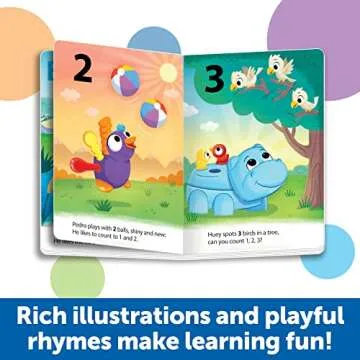 Spike and Friends Counting & Colors Educational Book Set