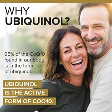Qunol Ubiquinol CoQ10 200mg Softgels, Antioxidant for Heart Health