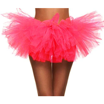 Simplicity Women's Pink Tutu - Classic 5 Layer Tulle Skirt for Dazzling Style