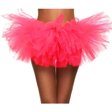 Simplicity Women's Pink Tutu - Classic 5 Layer Tulle Skirt for Dazzling Style