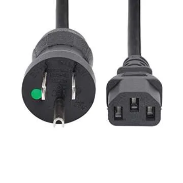 StarTech 15ft Power Cord - NEMA 5-15P to C13, 10A