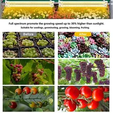 LED Plant Grow Light Strips with Timer and Dimming