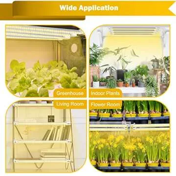 LED Plant Grow Light Strips with Timer and Dimming