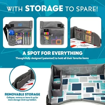 Kenley Kids Travel Tray for Fun Travel Adventures