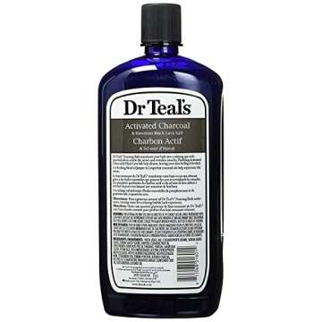 Dr Teal's Activated Charcoal Foaming Bath - 2 Pack