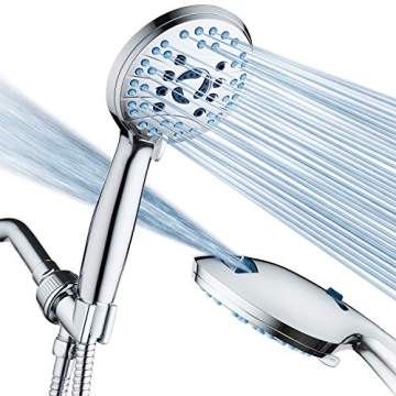 AquaCare High Pressure Handheld Shower Head - Ultimate Shower Experience with 8 Modes and Power Wash