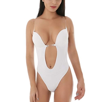 Defitshape Women's Backless Bodysuit for Versatile Style