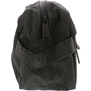 Herschel Chapter Toiletry Kit - Black Crosshatch - Essential 5L Storage Solution