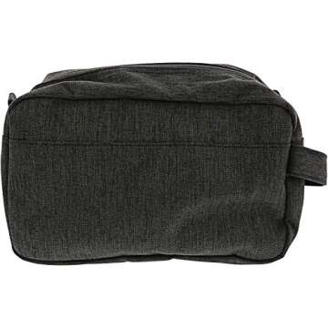Herschel Chapter Toiletry Kit – Black Crosshatch – 5L Organized Elegance