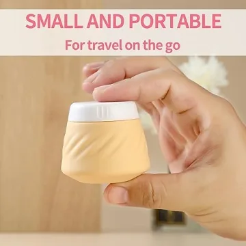 Gemice Travel Containers Leak-proof Silicone Jars