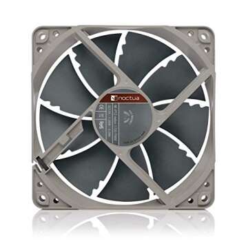 Noctua NF-P12 redux-1700 PWM, High Performance Cooling Fan for Desktop, 4-Pin, 1700 RPM (120mm, Grey)