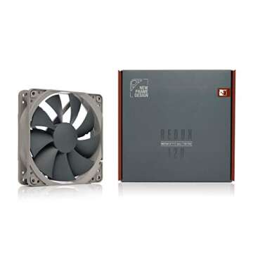 Noctua NF-P12 redux-1700 PWM, High Performance Cooling Fan for Desktop, 4-Pin, 1700 RPM (120mm, Grey)