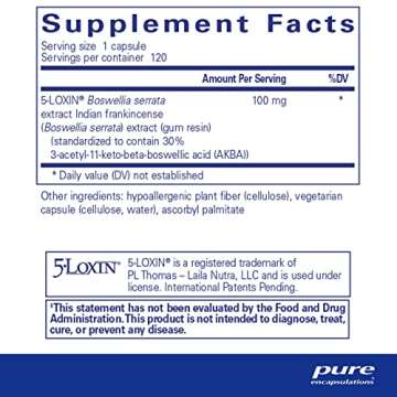 Pure Encapsulations Boswellia AKBA - Supports Joint Health, Colon, Immune System, Gastrointestinal T...