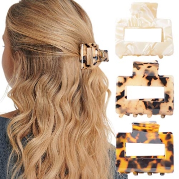 Elegant Tortoise Shell Ponytail Cuffs - Leopard French Design Hair Bands