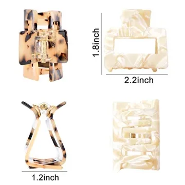 Tortoise Shell Ponytail Cuffs Leopard French Hair Bands