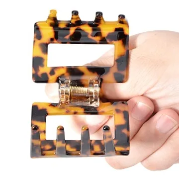 Tortoise Shell Ponytail Cuffs Leopard French Hair Bands