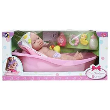 JC Toys La Newborn Deluxe Bathtub Gift Set for Kids
