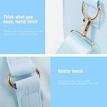 Kaymey Young Teens Travel Duffel Weekender Bag,Weekend Sports Gym Bag Travel Men Womens(Blue) XL