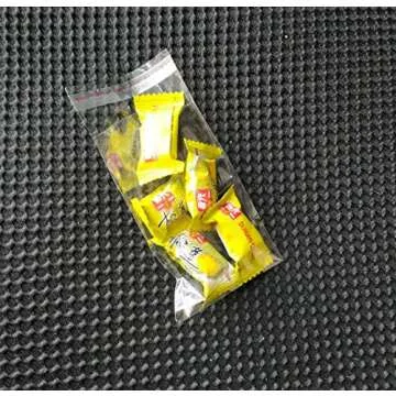 JOSDIOX Self Sealing Cellophane Bags - 100 Pack, 3x4 Inches Resealable Clear Bags