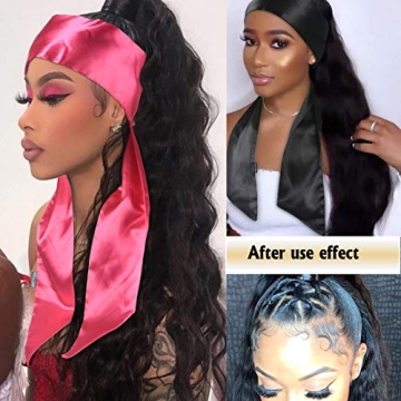 Bevisun Satin Scarves for Lace Front Wigs | Stylish & Secure