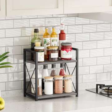 Giikin 2-Tier Countertop Organizer for Kitchen & Office
