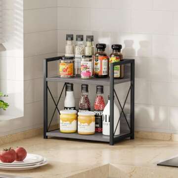 Giikin 2-Tier Countertop Organizer for Kitchen & Office