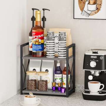Giikin 2-Tier Countertop Organizer for Kitchen & Office