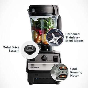 Vitamix 5300 Blender, Red (Renewed Premium)
