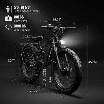 SWIFT PRO Electric Mountain Bike with Dual Motor and Fat Tires