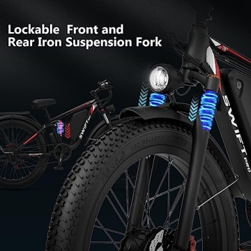 SWIFT PRO Electric Mountain Bike with Dual Motor and Fat Tires