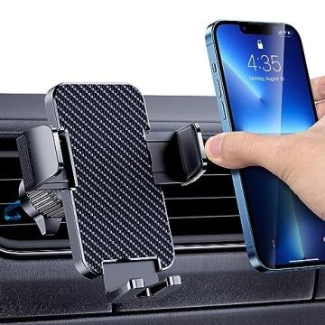 BIPOPIBO Vent-Mounted Cell Phone Holder: Secure, Adjustable & Cooling