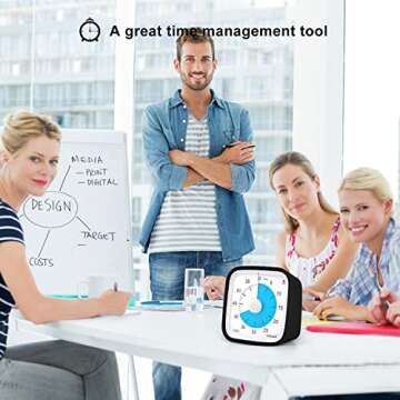 Yunbaoit Visual Timer - Silent Countdown for Kids & Adults