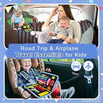 Gojmzo Busy Board Montessori Educational Toy for Toddlers